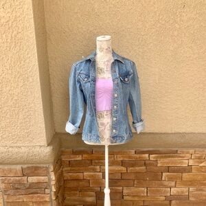 Vintage Outlaw USA Denim Jacket | Fitted Button-Up | Women’s M | Made in USA